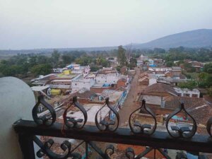 top view of badera village