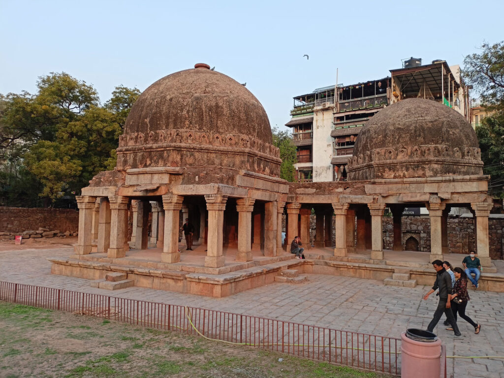 hauz-khas Hauz khas mandap