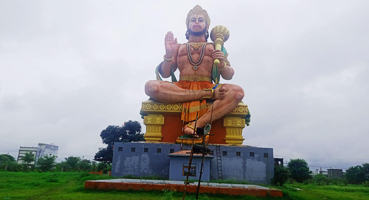 chaitanya city hanuman statue