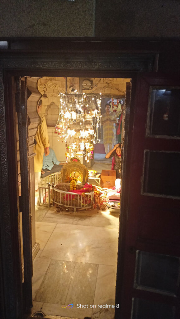 yogmaya-garbh-grah Yogmaya temple