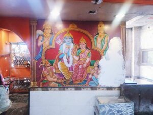 Ram Sita painting at karol bagh hanuman temple