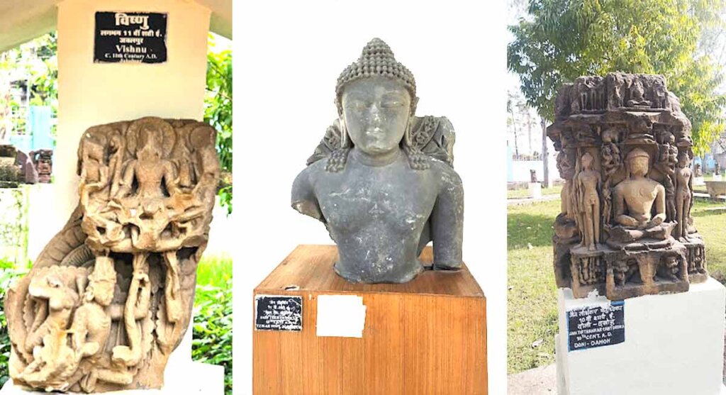 Gautam buddh idol in jabalpur museum
