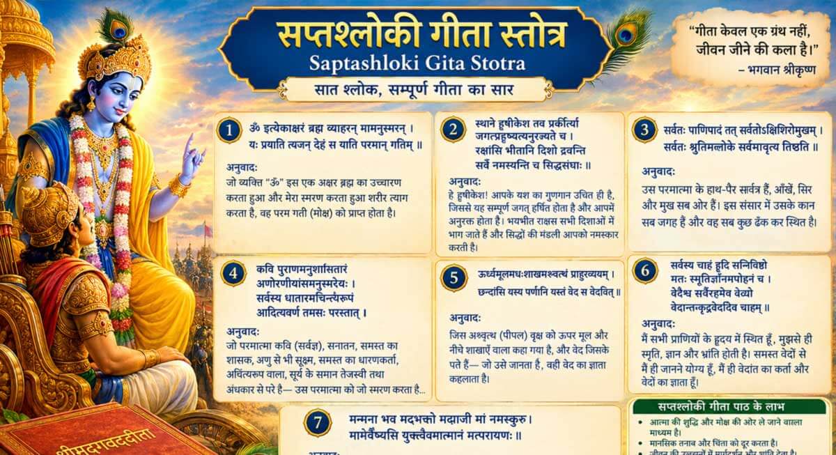 Saptashloki Gita Stotra