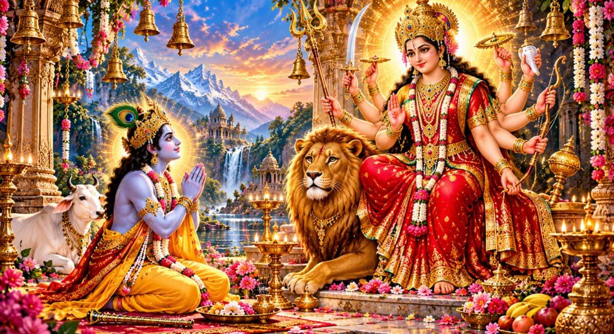 Sri krishna Krit Durga Stotram