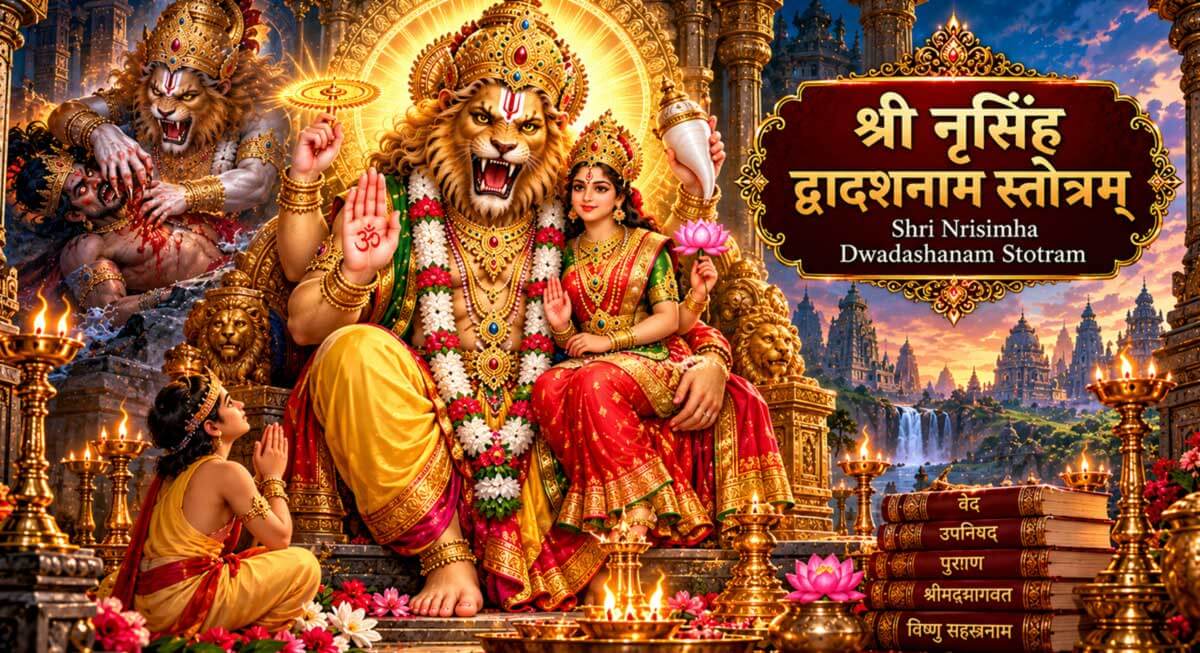 Srilakshmi Narsingh Dwadasanama Stotram