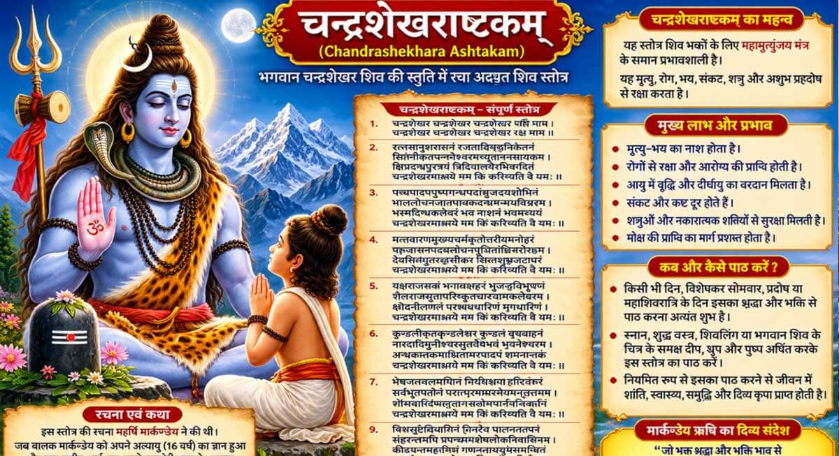 Chandrashekhara Ashtakam