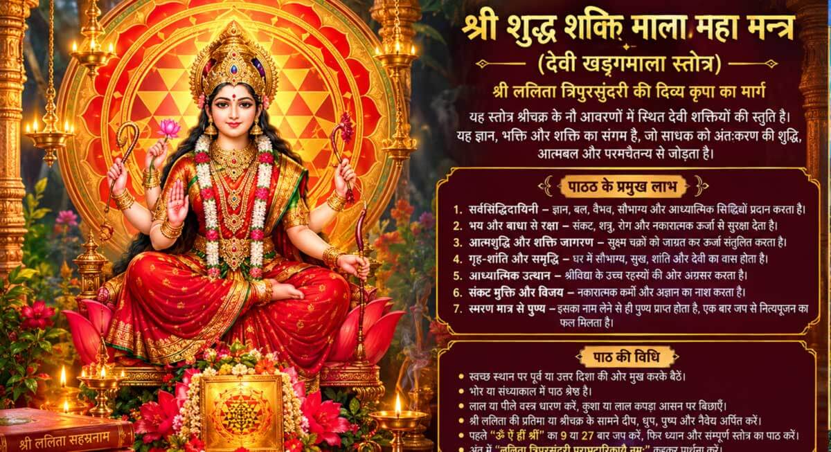 Devi Khadgamala Stotram