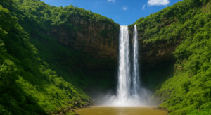 गिदिया खो झरना देवास — हरियाली में छिपा रोमांच और सौंदर्य (Gidiya Khoh Waterfall Dewas — Adventure and Beauty Hidden in Greenery)