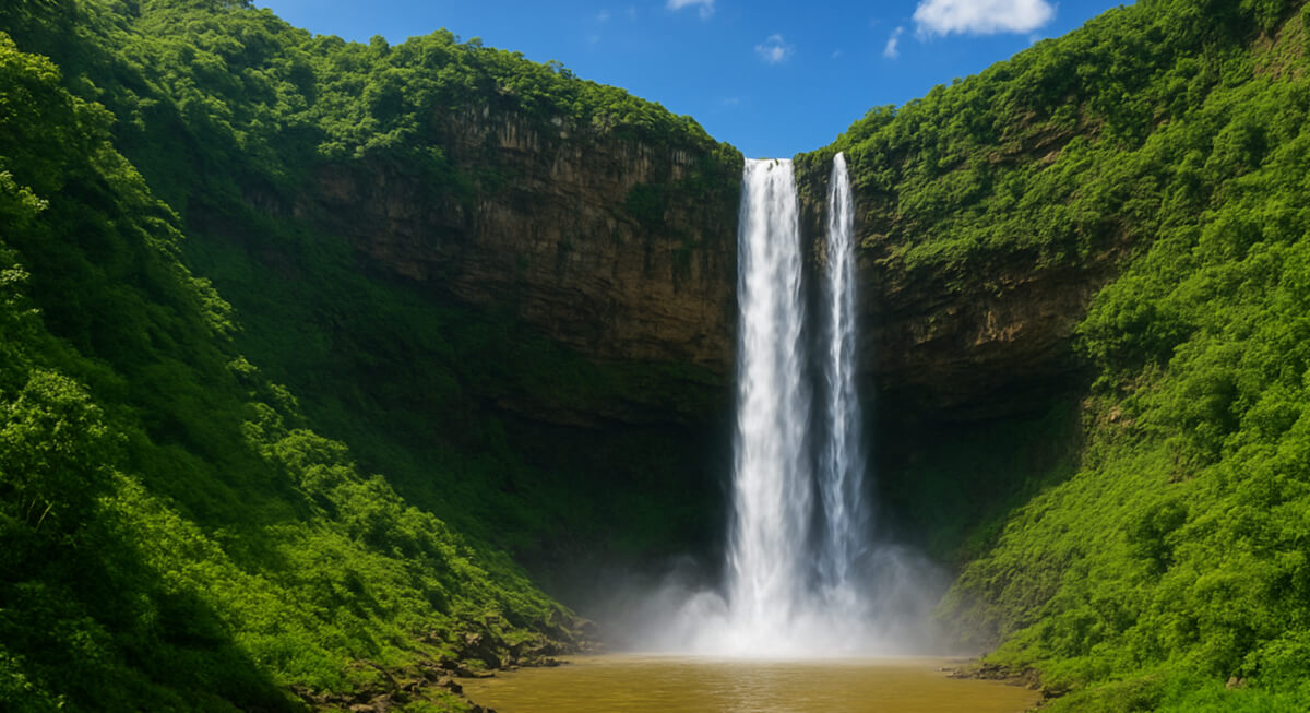 gidiya khoh waterfall dewas