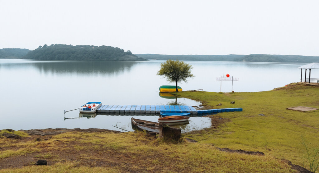 dholawad dam boating ride