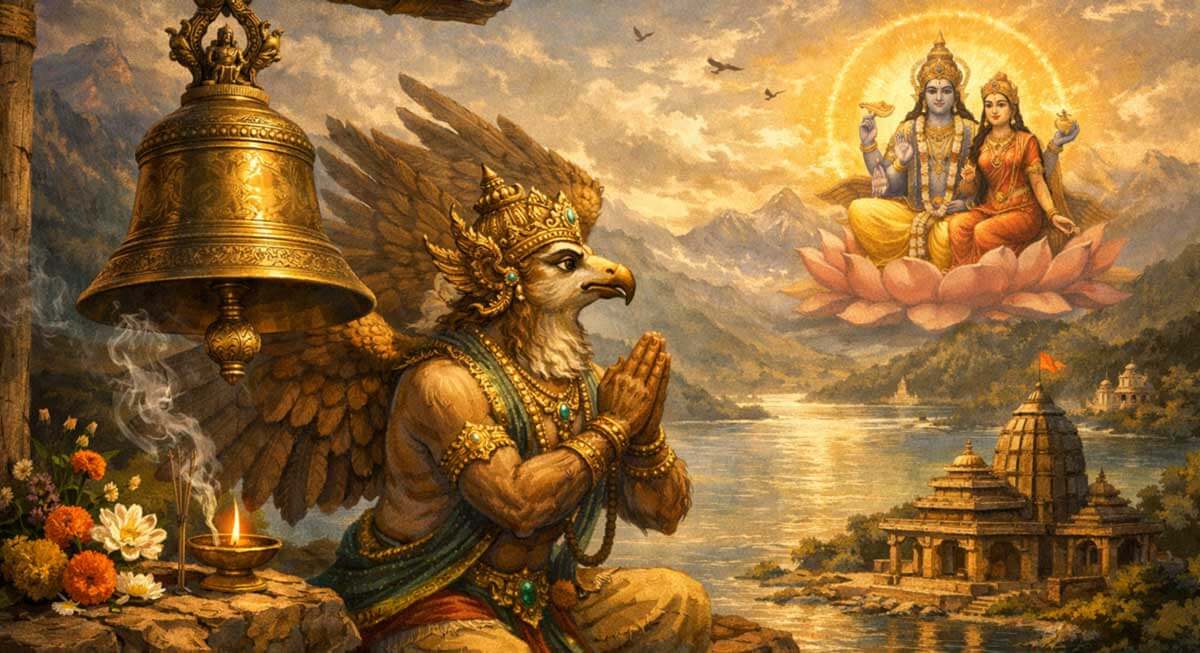 ghanti me garuna dev kyu hotehain