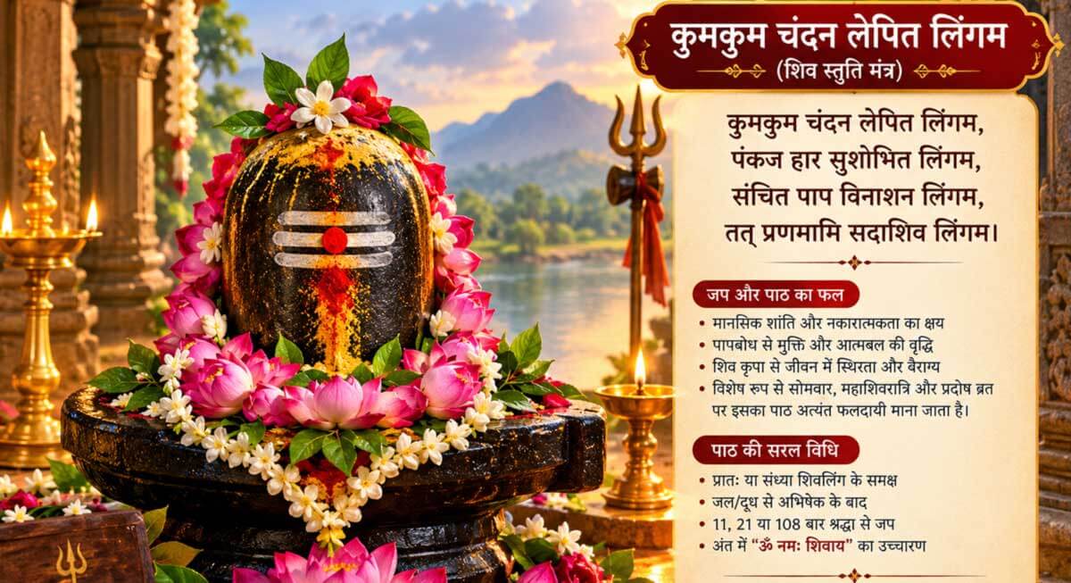 Kumkum Chandan Lepit Lingam