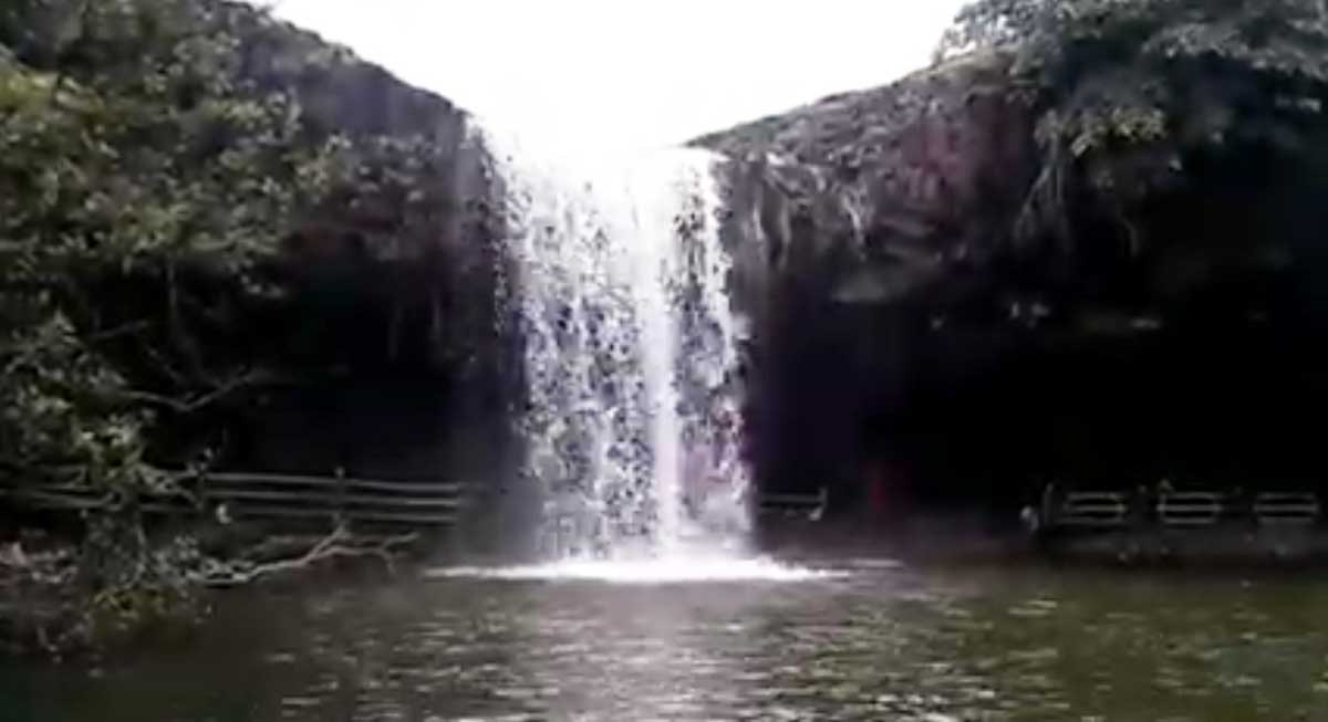 ganga mahadev waterfall dhar india
