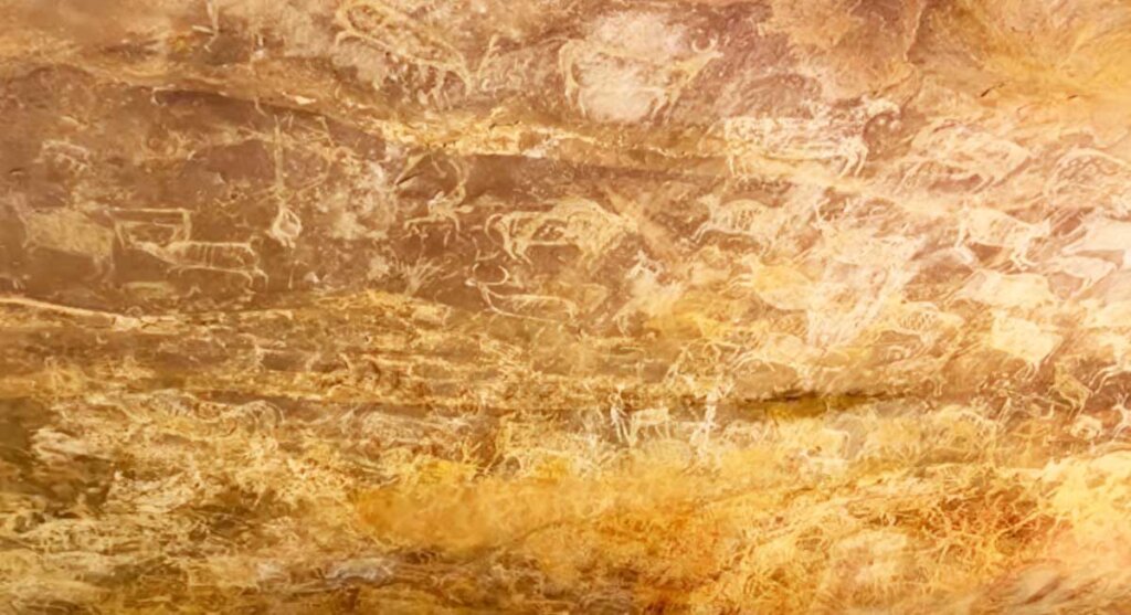 rock shelters of bhimbetka india
