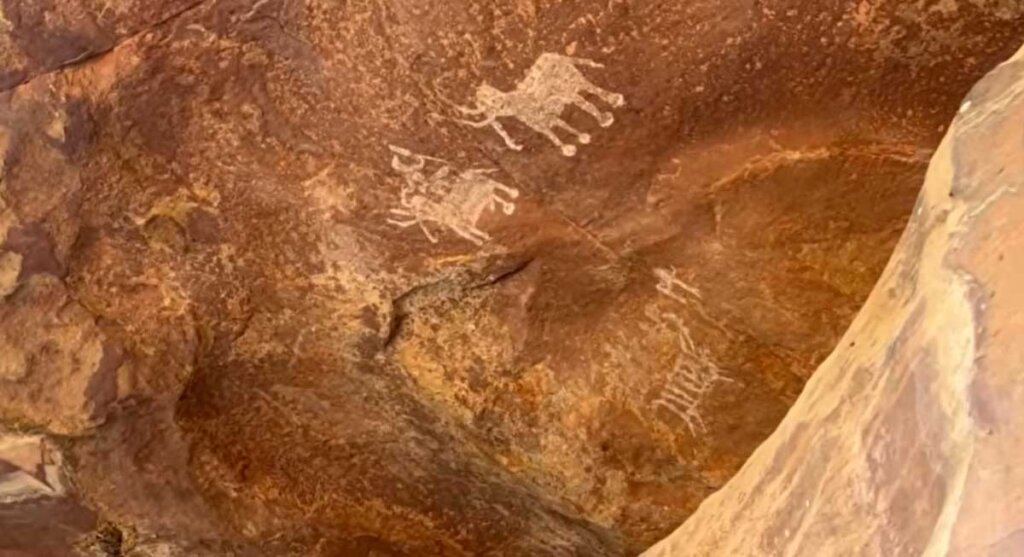 rock shelters of bhimbetka madhya pradesh