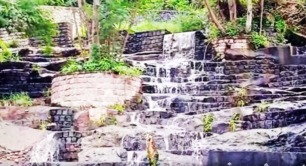 artificial waterfall bhopal india