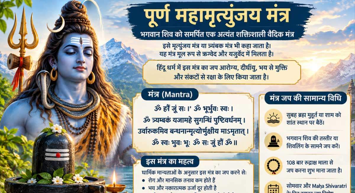 purna mahamrityunjaya mantra