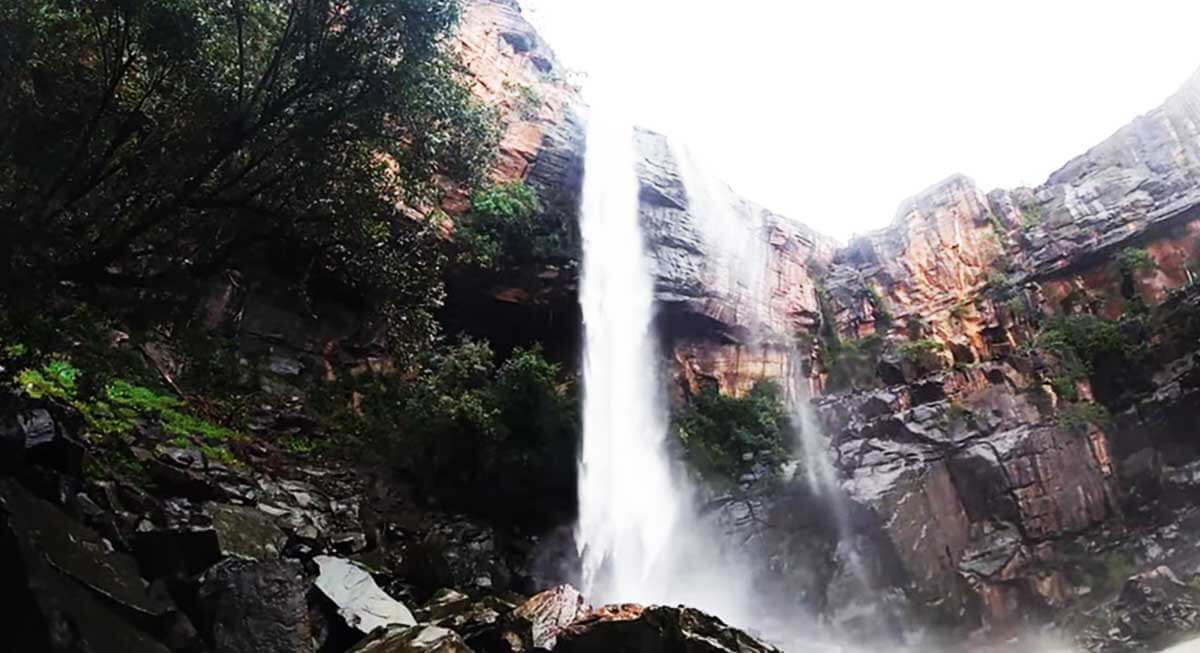 amargarh waterfall sehore india