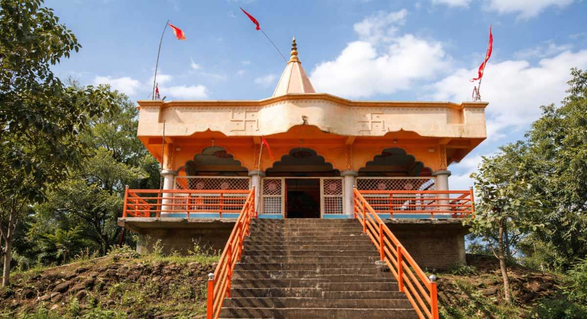 kaliya dev temple and-waterfall sehore mp india